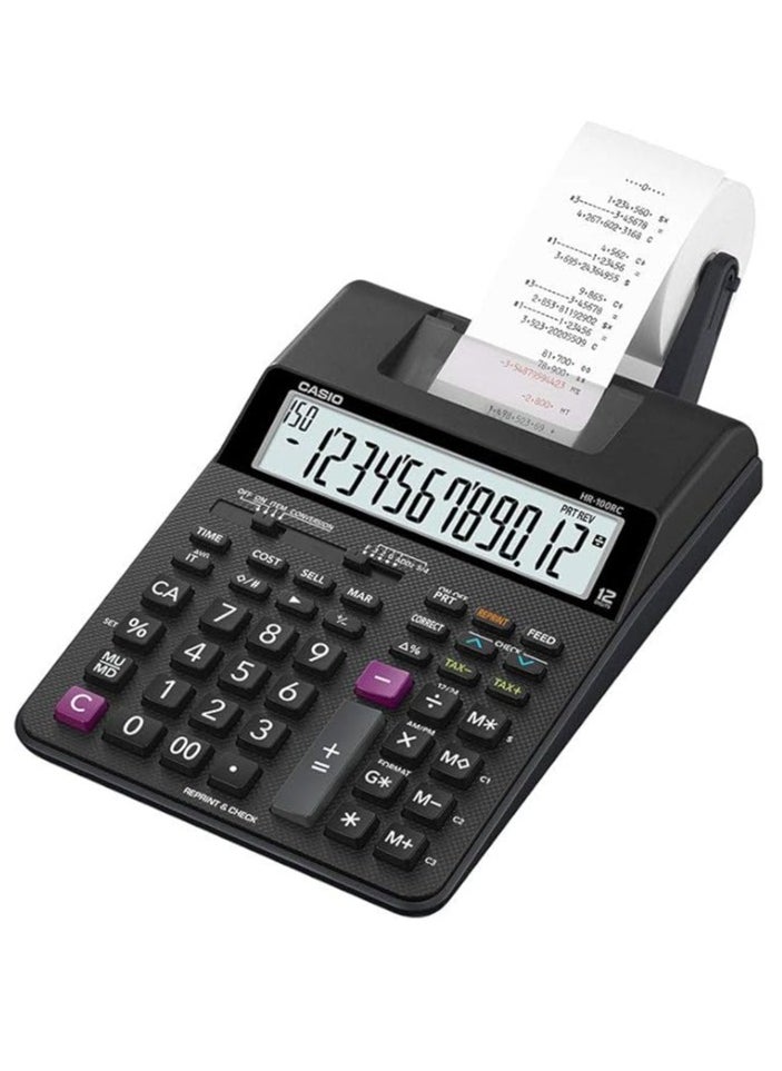 Generic Casio Printing Calculator (HR-100RC, 12 Digits)  - Image 1