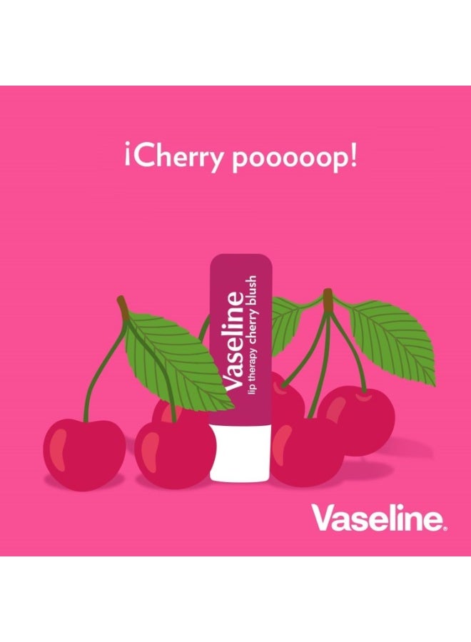 فازلين للعناية بالشفاه برائحة الكرز والوردي 4.8 غرام - Image 3