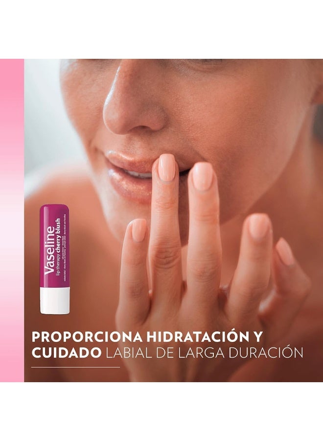 فازلين للعناية بالشفاه برائحة الكرز والوردي 4.8 غرام - Image 5