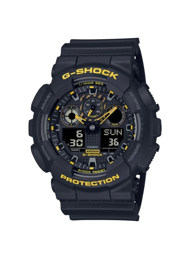 CASIO G_Shock Resin Analog+Digital Wrist Watch GA-100CY-1ADR - Image 1