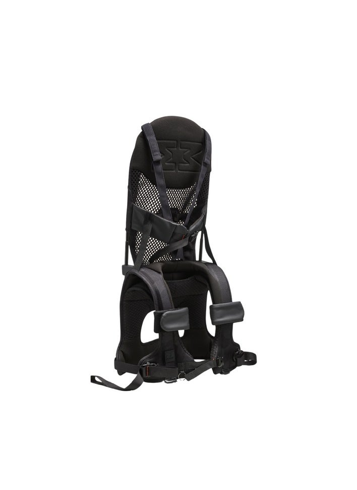 Minimeis Minimeis Children Shoulder Carrier, 1.6 Kg | For Babies, Kids & Toddlers above 6 Months | Max Child Weight 18 Kg | Foldable | Portable | | Easy To Use | Padded Seat | Safe | Black  - Image 2
