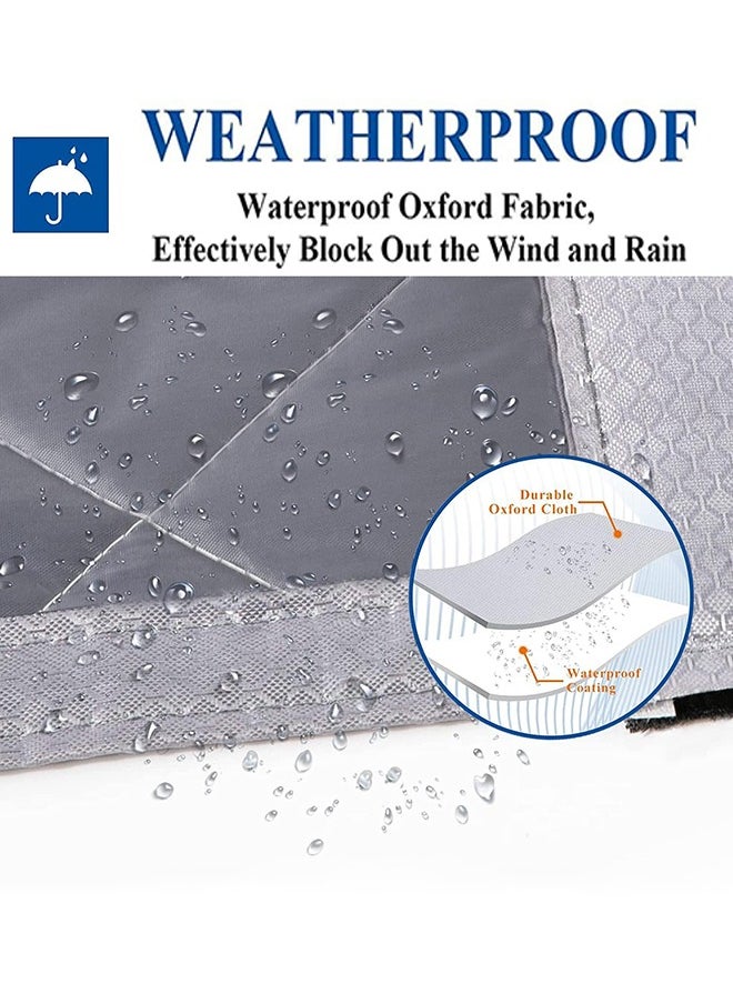 Garlo - Magnetic Thermal Insulated Door Curtain, Fits Door Size 1m*2.1m, Center Opening, Durable Oxford Cloth&Thicken Polyester Fiber Fill, Weatherproof, Windproof, Soundproof, Weighted Bottom - Image 1