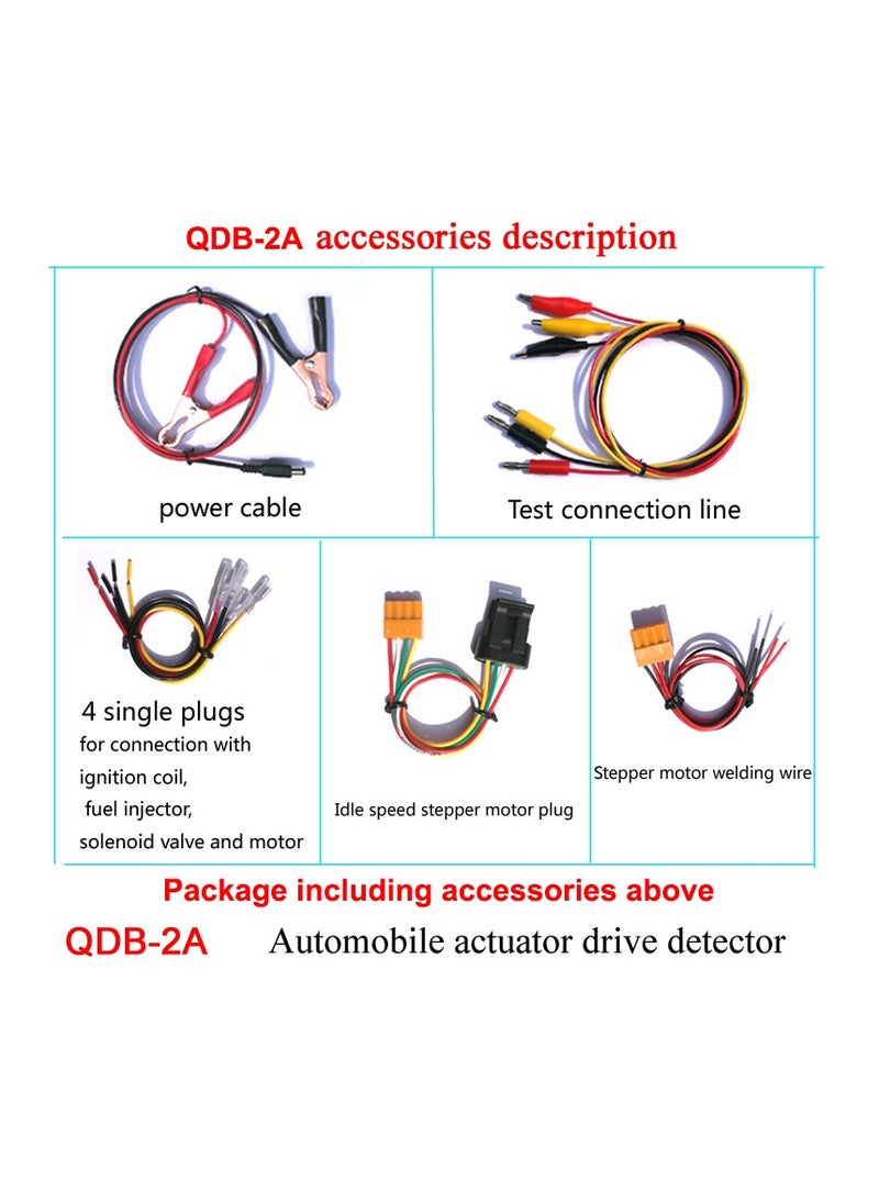 QDB-2A Car ignition coil lock motor solenoid valve fault detector driver generator Automotive Repair Tool