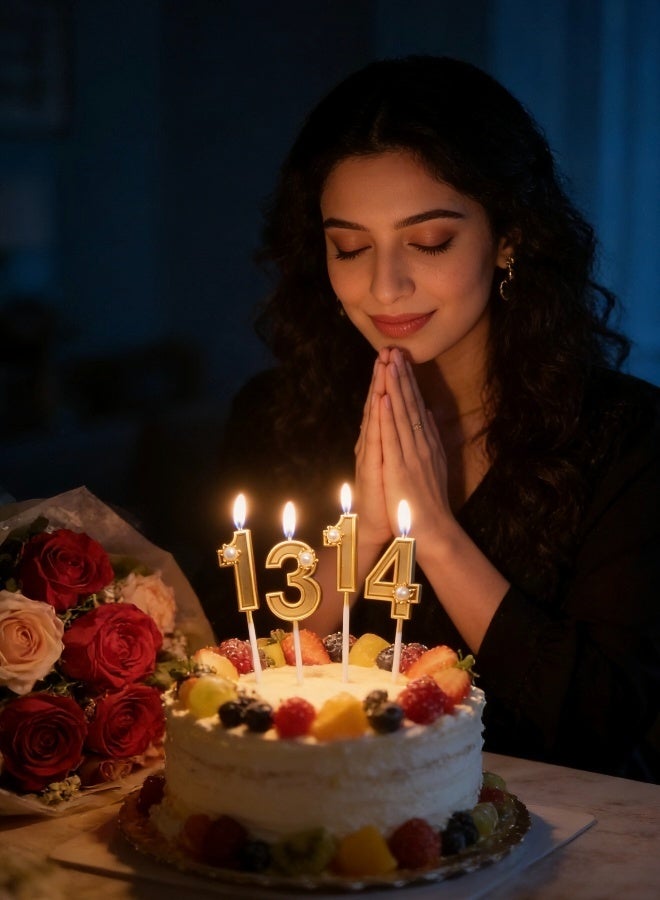 10 PCS Number Candles Set from 0 to 9 Digital Candles Reusable Safe Non Toxic Perfect for Birthday Cake Decoration  Kids Adults Birthday Party Supplies - Image 5