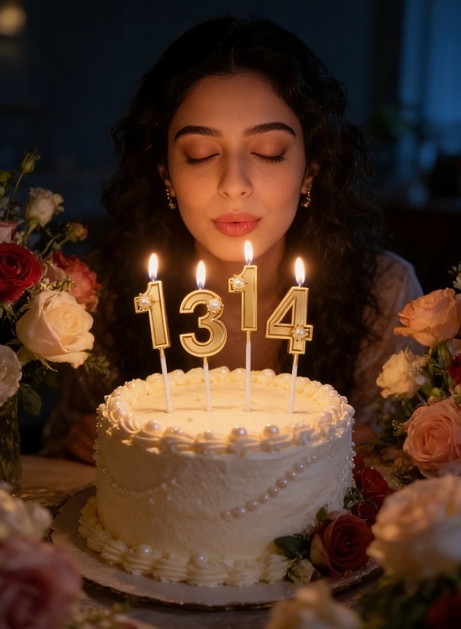 10 PCS Number Candles Set from 0 to 9 Digital Candles Reusable Safe Non Toxic Perfect for Birthday Cake Decoration  Kids Adults Birthday Party Supplies - Image 4