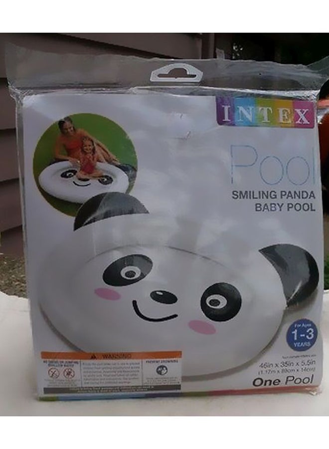 INTEX Smiling Panda Baby Pool 117x89x14cm Ages 3+ 117x89x14cm - Image 4