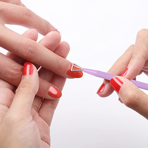 YINYIN Cuticle Trimmer with Cuticle Pusher and Cutter-YINYIN Cuticle Nipper Professional Stainless Steel Cuticle Clippers Durable Pedicure Manicure Tools for Fingernails and Toenails(Purple) - Image 4