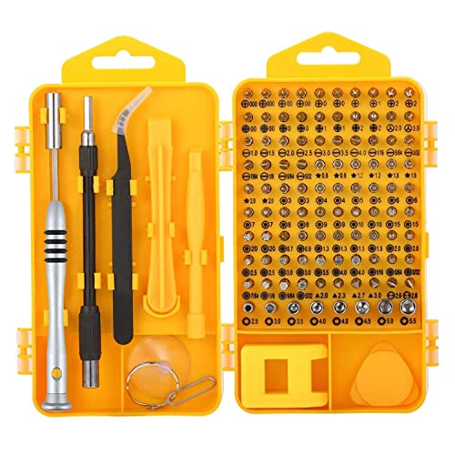 Brain Freezer 122 in1 Screwdriver Set of Screw Driver Bit Set Multi-function Precision Mobile Phone Repair Device Hand Tools Torx Hex Grey - Image 1
