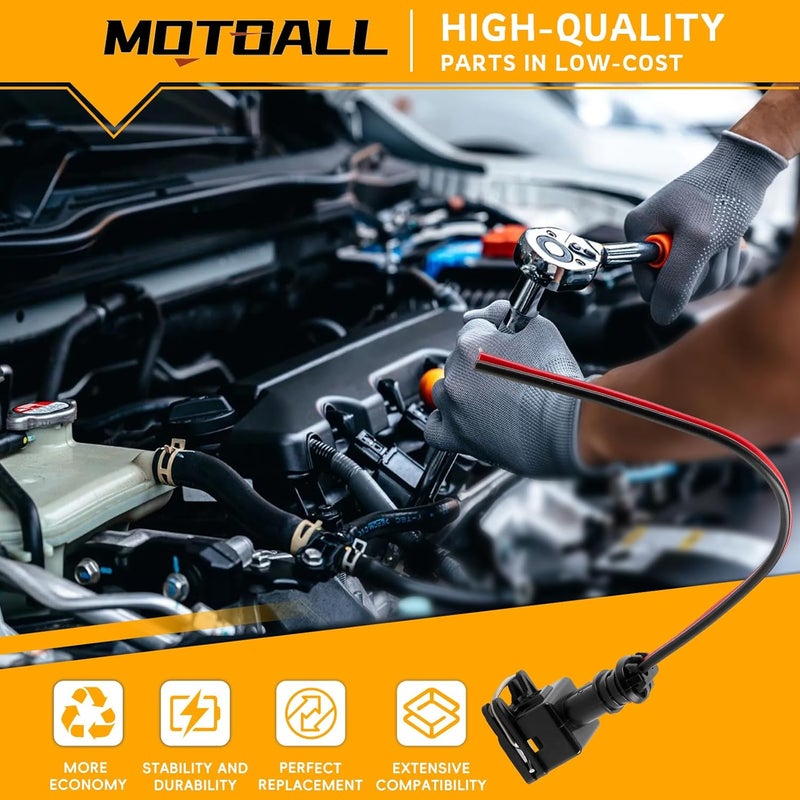 MOTOALL موتوول موصل حاقن الوقود EV1 OBD1 قابس سلك الحزام ذيل الخنزير تخطيط الحلقة مشبك قطع وتوصيل أنثى بسلكين - 8 قطع - Image 2
