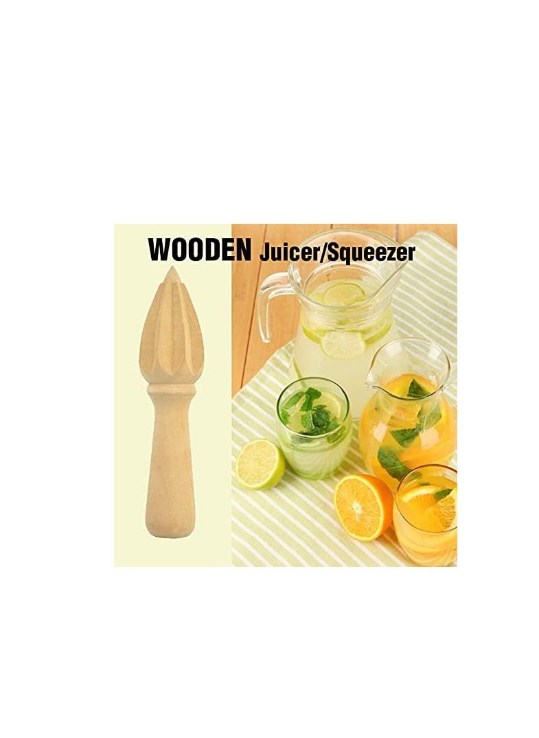 Generic - Wooden Manual Juicer, 6 Inch Lemon Juicer, Citrus Juicer, Wooden Juicer, Wooden Fruit Juicer (Manual Juicer) - Image 1
