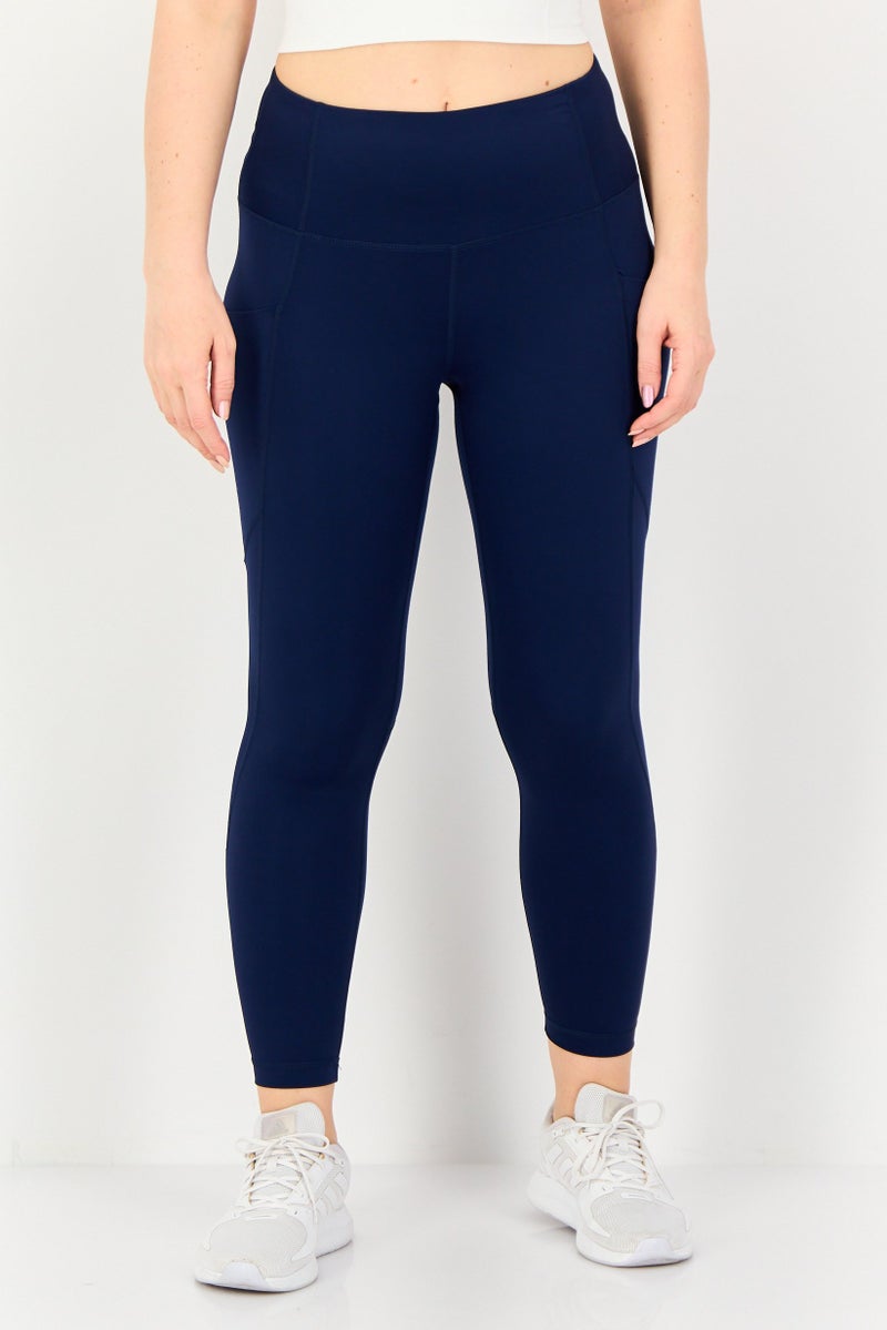 MEMBERS ONLY Women Sportswear Fit Training Leggings, Navy - Image 1