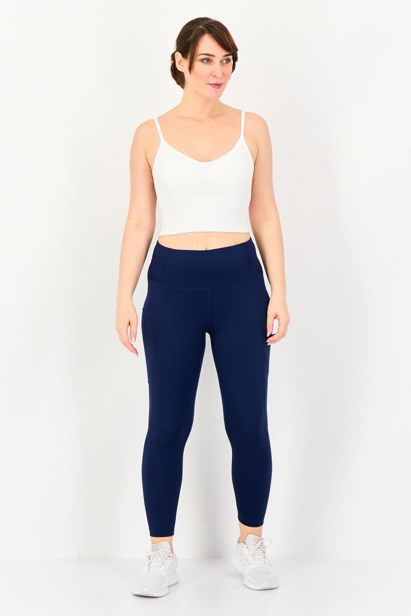 MEMBERS ONLY Women Sportswear Fit Training Leggings, Navy - Image 4