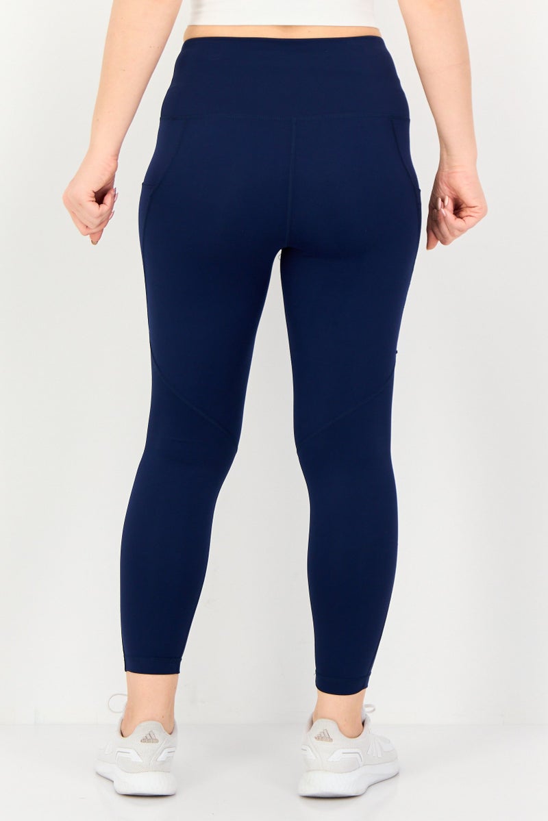 MEMBERS ONLY Women Sportswear Fit Training Leggings, Navy - Image 3