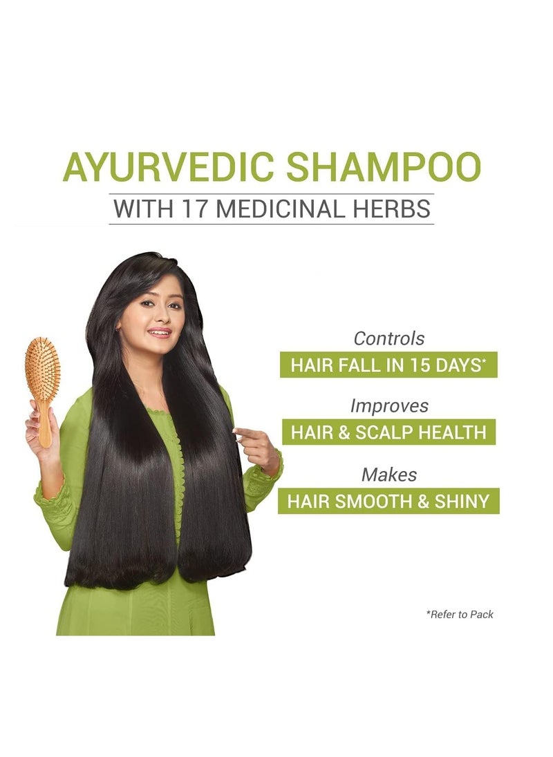 Sesa - Sesa Ayurvedic Medicinal Shampoo Hairfall Control Anti Dandruff Shampoo Infused with 17 Ayurvedic Herbs Smooth & Shiny Hair For Men & Women (500 ml) - Image 1