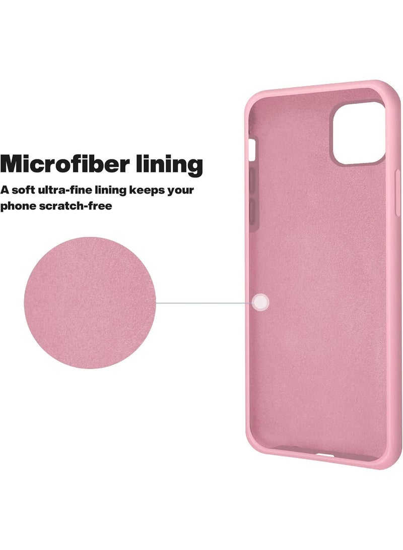 Silicone Case Compatible with iPhone 11 Pro Max- Perfect Protection and Stylish Design, Compatible with Wireless Charging, Protects Against Bumps and Scratches (Pink) - Image 4