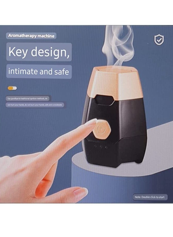 ELTRAZONE Electric Incense Burner, Car Electric Incense Burner, Portable USB Rechargeable Smart Electronic Incense Burner, Arabian bakhoor Burner for Home Use - Image 3