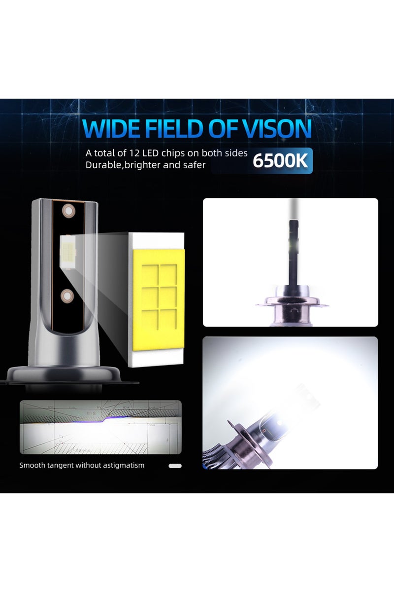 erorex High Low Beam 6500k White 4x High Low Combo Beam 9005 9006 Led Headlight Bulbs Conversion Kit Hb3 Hb - Image 4