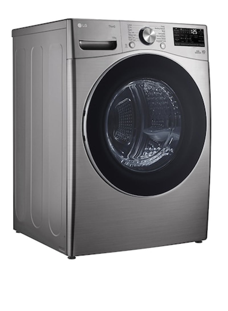 LG 18 kg Dual Inverter Condensing Dryer with ThinQ WiFi & Sensor Dry RH18U8EVCW Stainless Silver - Image 3
