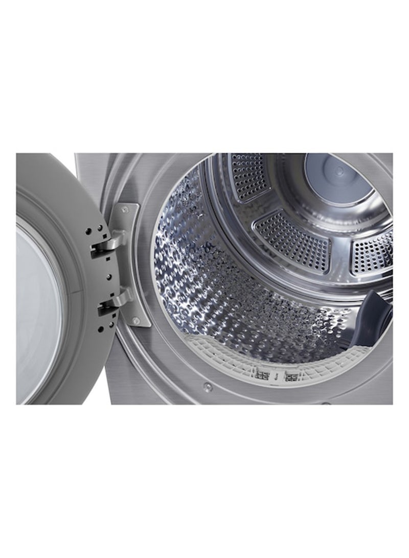 LG 18 kg Dual Inverter Condensing Dryer with ThinQ WiFi & Sensor Dry RH18U8EVCW Stainless Silver - Image 5