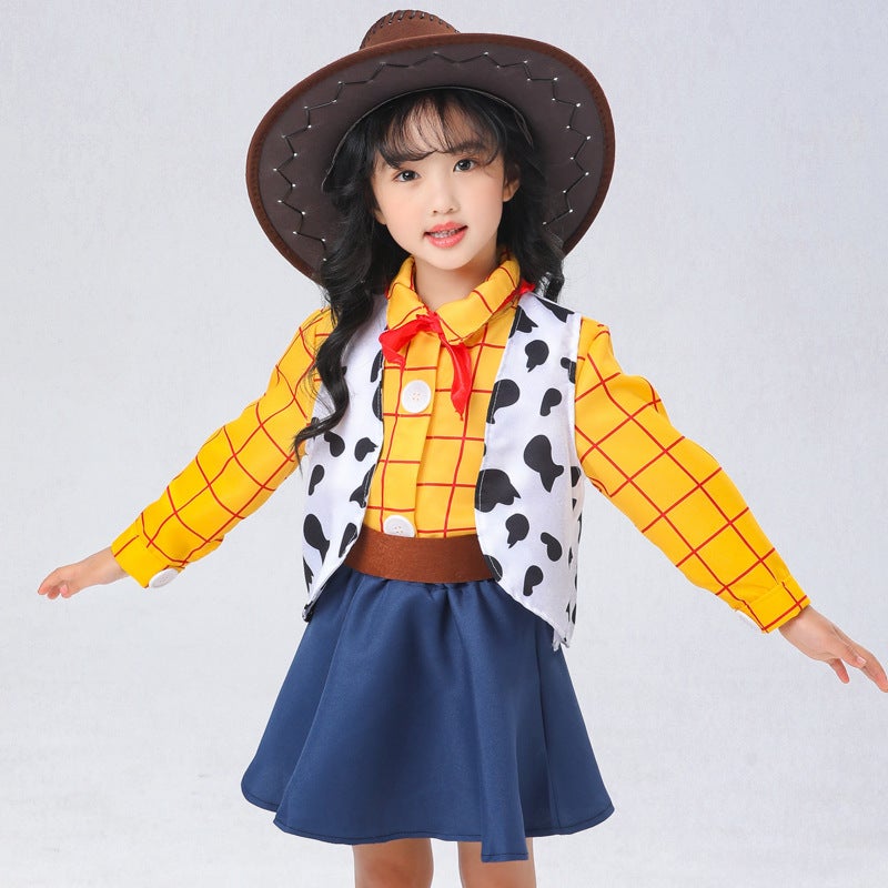 Supply Woody Playing Clothes Children'S Woody Cos Toy Story Animation Game Clothes A Generation Of Hair - Image 5