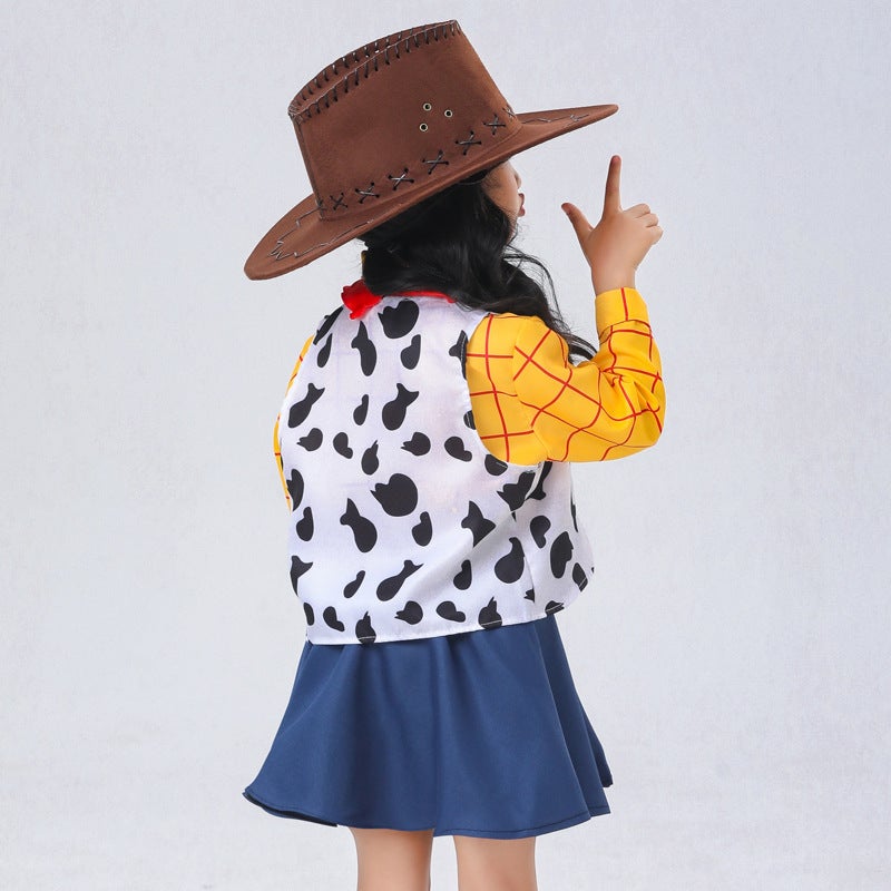 Supply Woody Playing Clothes Children'S Woody Cos Toy Story Animation Game Clothes A Generation Of Hair - Image 4