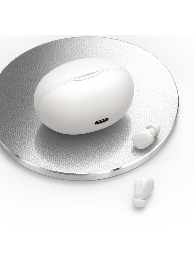 Y7 AirPods with high sound quality, 5 hours of playtime, and Type-C charging – Comfortable and lightweight design – White - Image 3