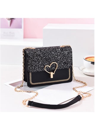 Crossbody Bag Black Crossbody Phone Bags, Small Crossbody Bag for Teenage Girls, Glitter Shoulder Bags with Detachable Strap Heart Decor for School - pzsku/Z19C0A06B7CC8729A8826Z/45/_/1709790903/e5f20600-8045-4f20-bbc4-a44a8f25aa4c