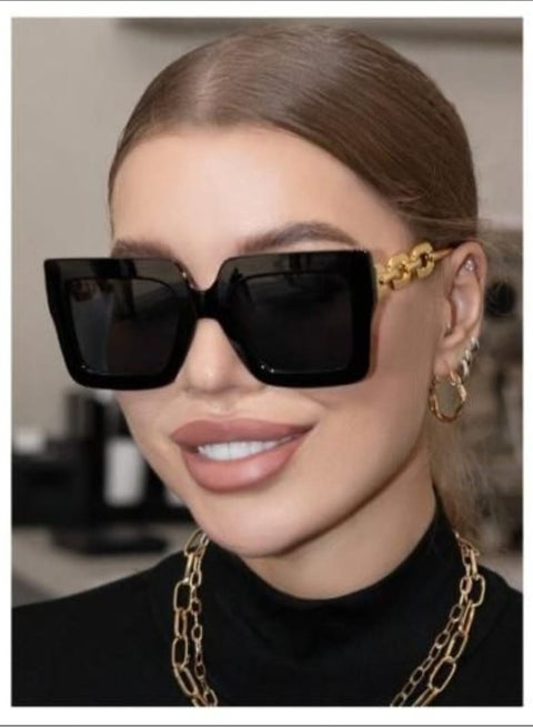 Oversized Sunglasses Vintage  Classic Decoration UV Protection Glasses