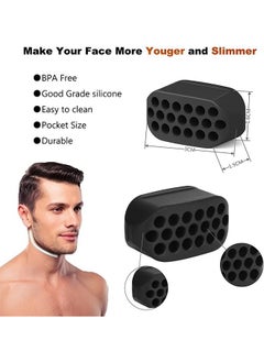 Beauenty 3-Piece Jaw Exerciser Jawline Trainer, Face Exerciser Workout, Jawline Strengthener Strengthen Neck, Jaw Muscle Trainer Double Chin Reducer for Men and Women  - Image 2