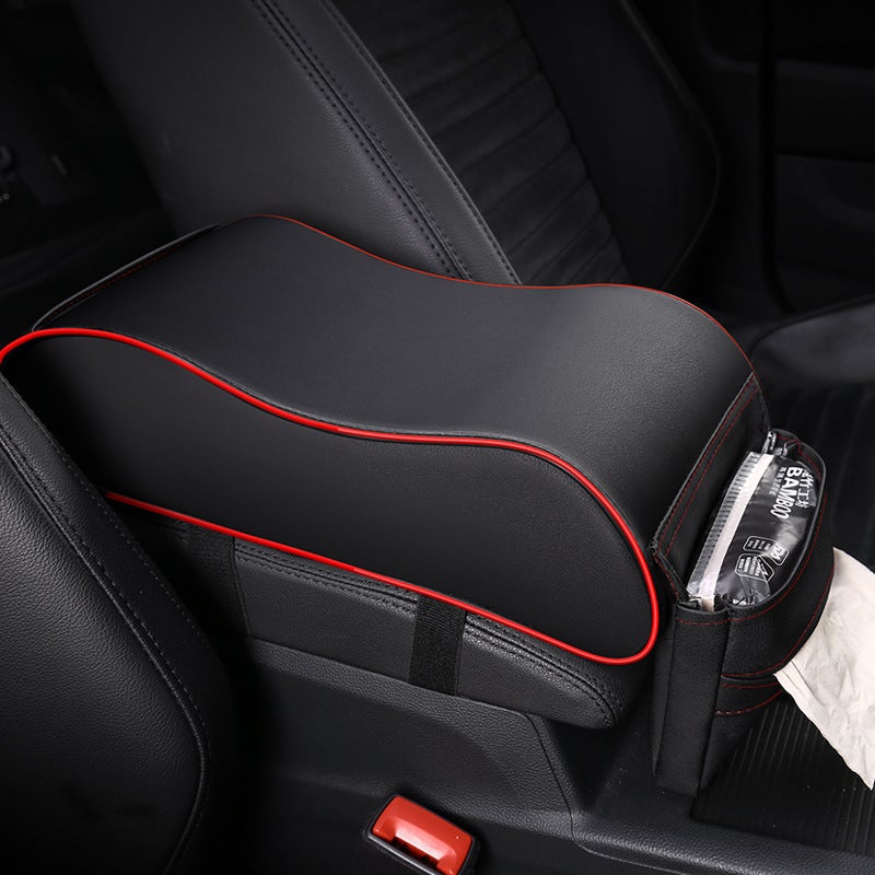 Supply Car Armrest Box Pad Memory Sponge Height Increasing Central Pad Car Interior Universal Leather Pad Hand Device - Image 3