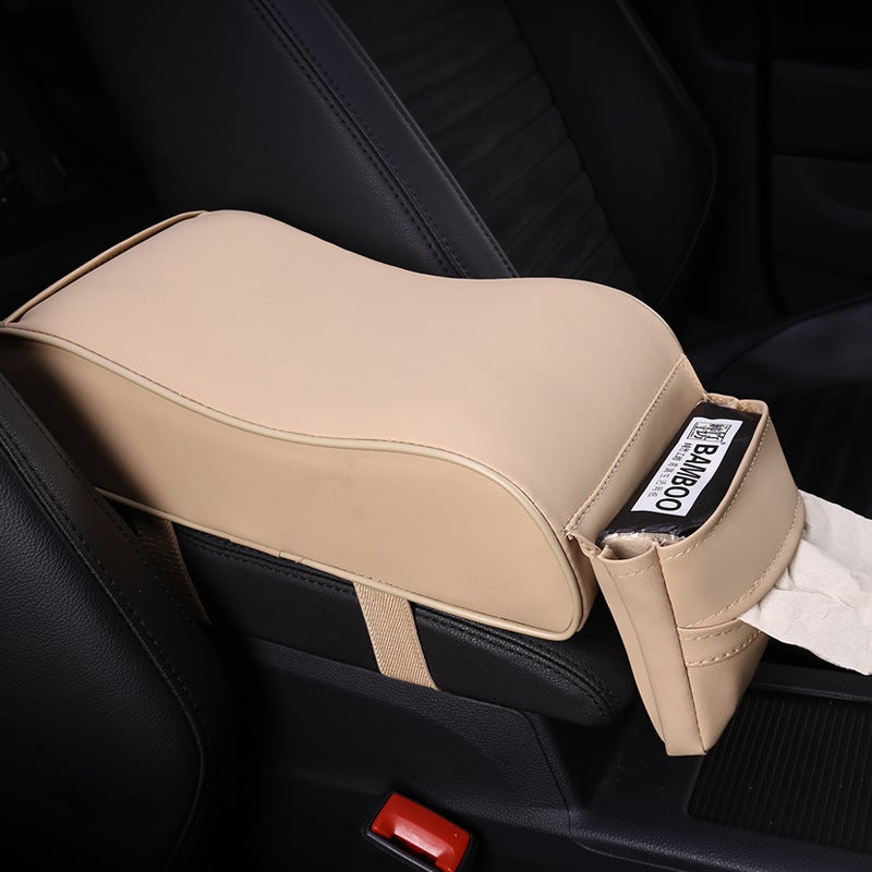 Supply Car Armrest Box Pad Memory Sponge Height Increasing Central Pad Car Interior Universal Leather Pad Hand Device - Image 4