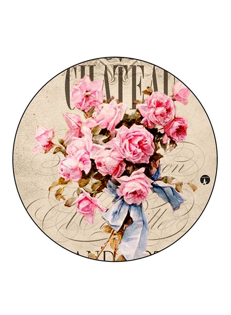 RKN Flowers Printed Mouse Pad  Multicolour