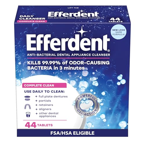 أقراص تنظيف أطقم الأسنان إيفردنت للأجهزة التقويمية 44 عدداً