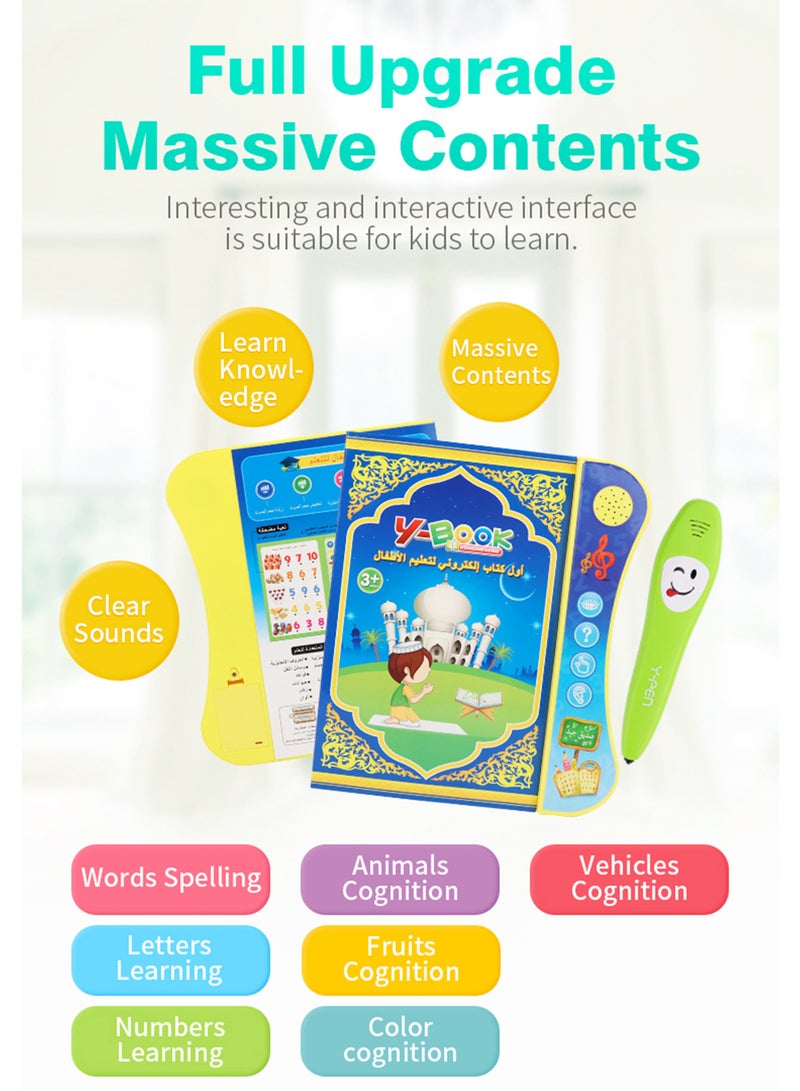 Bilingual Arabic And English Interactive Talking Book With Smart Pen Educational Book For Kids Early Development Toy Learning and Educational Toys For Toddler - Image 3