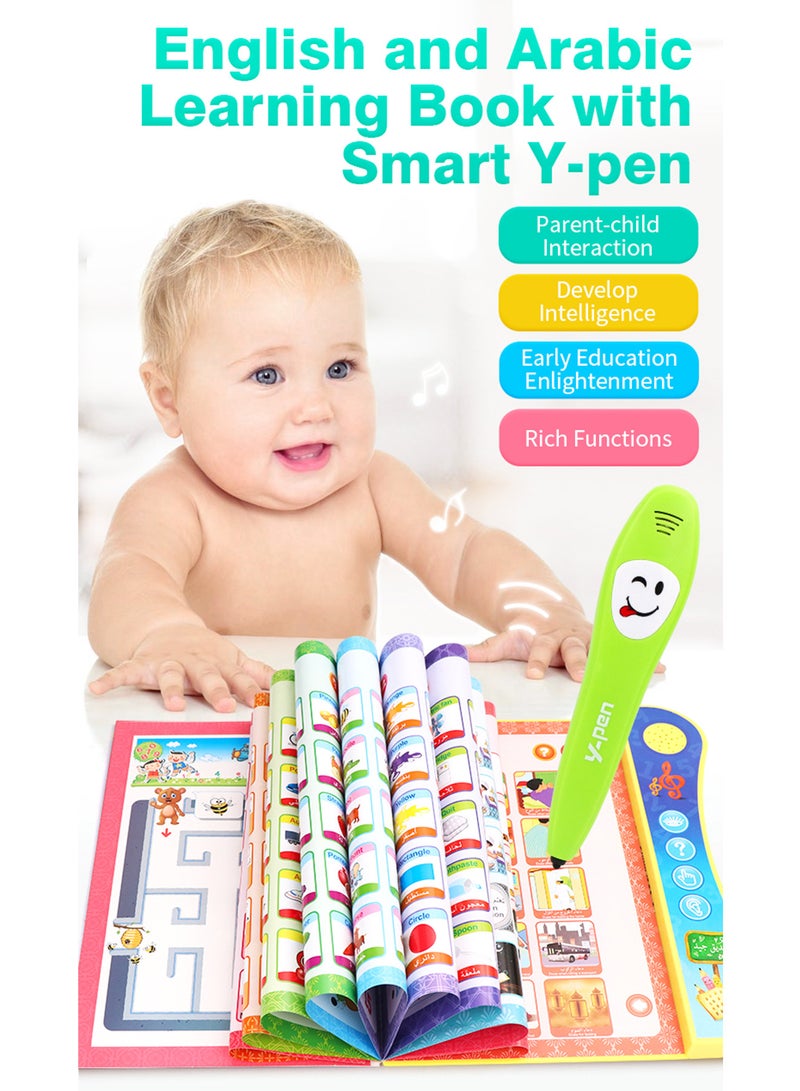 Bilingual Arabic And English Interactive Talking Book With Smart Pen Educational Book For Kids Early Development Toy Learning and Educational Toys For Toddler - Image 2