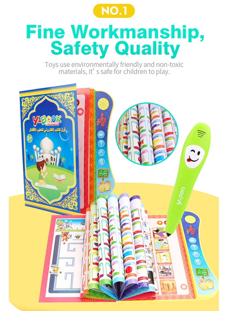 Bilingual Arabic And English Interactive Talking Book With Smart Pen Educational Book For Kids Early Development Toy Learning and Educational Toys For Toddler - Image 4