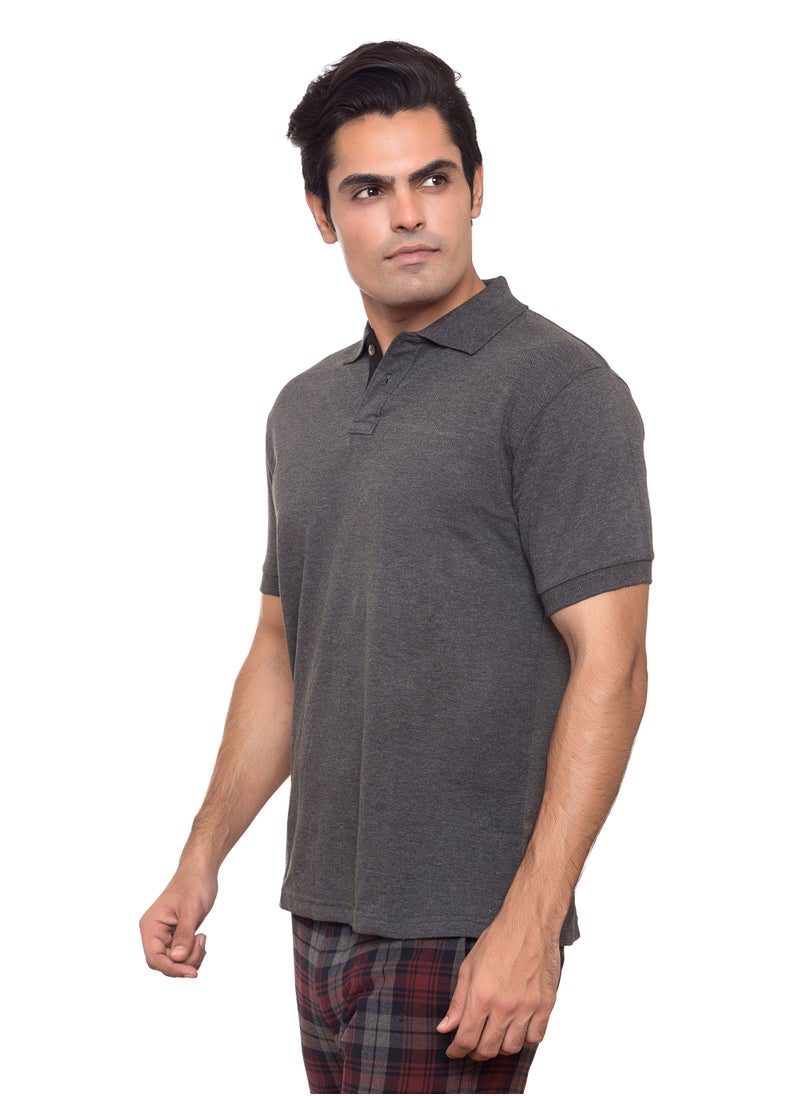 SANTHOME Highlander Cotton Polo Shirt for Men  - Image 3