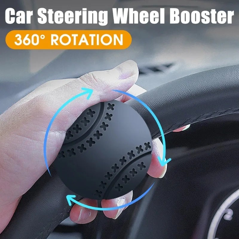 New Car Steering Wheel Booster Steering Wheel Ball 360 Degree Rotating Grip One Hand Labor-saving Car Handle Spinner Tools - Image 2