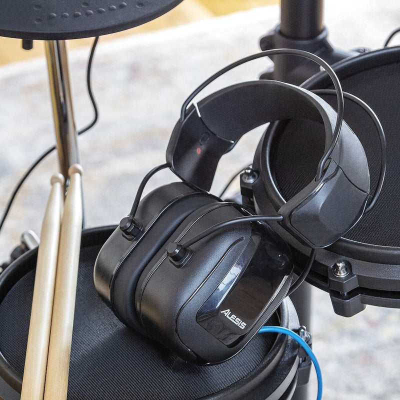 Alesis DRP100 - Over-Ear Reference Headphones Built for Professional Electronic Drum Monitoring and Superior Audio Isolation - Image 2