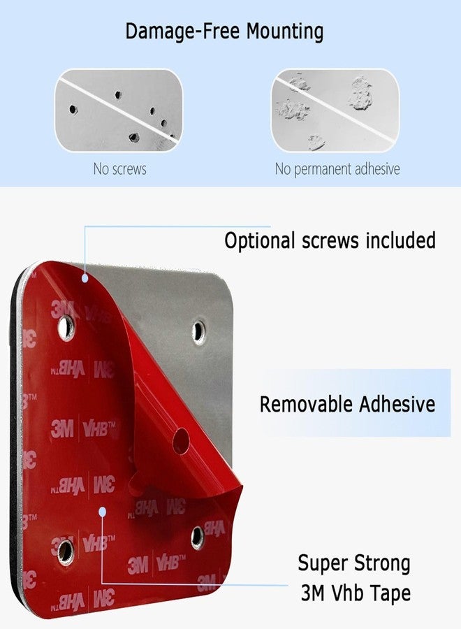 Chanvoo Drill Free Wall Mount Compatible with HY300PRO Mini Projector Ceiling Mount, HY300 PRO Accessories Aluminum Wall Mount Stand - Image 2