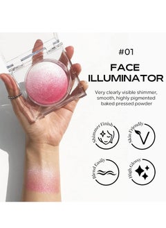 KASTWAVE Blusher, Long Lasting and Sweat Resistant Non Greasy Blush & Glow Matte Blusher Brighten Skin Color Shimmery or Matte Blusher  - Image 3