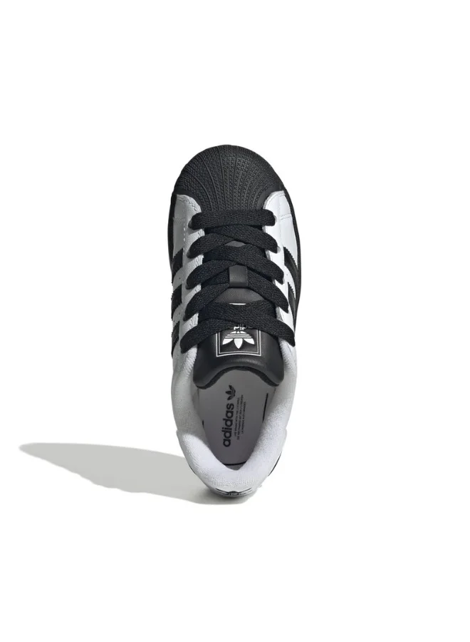 adidas أديداس سوبرستار II للأطفال أبيض