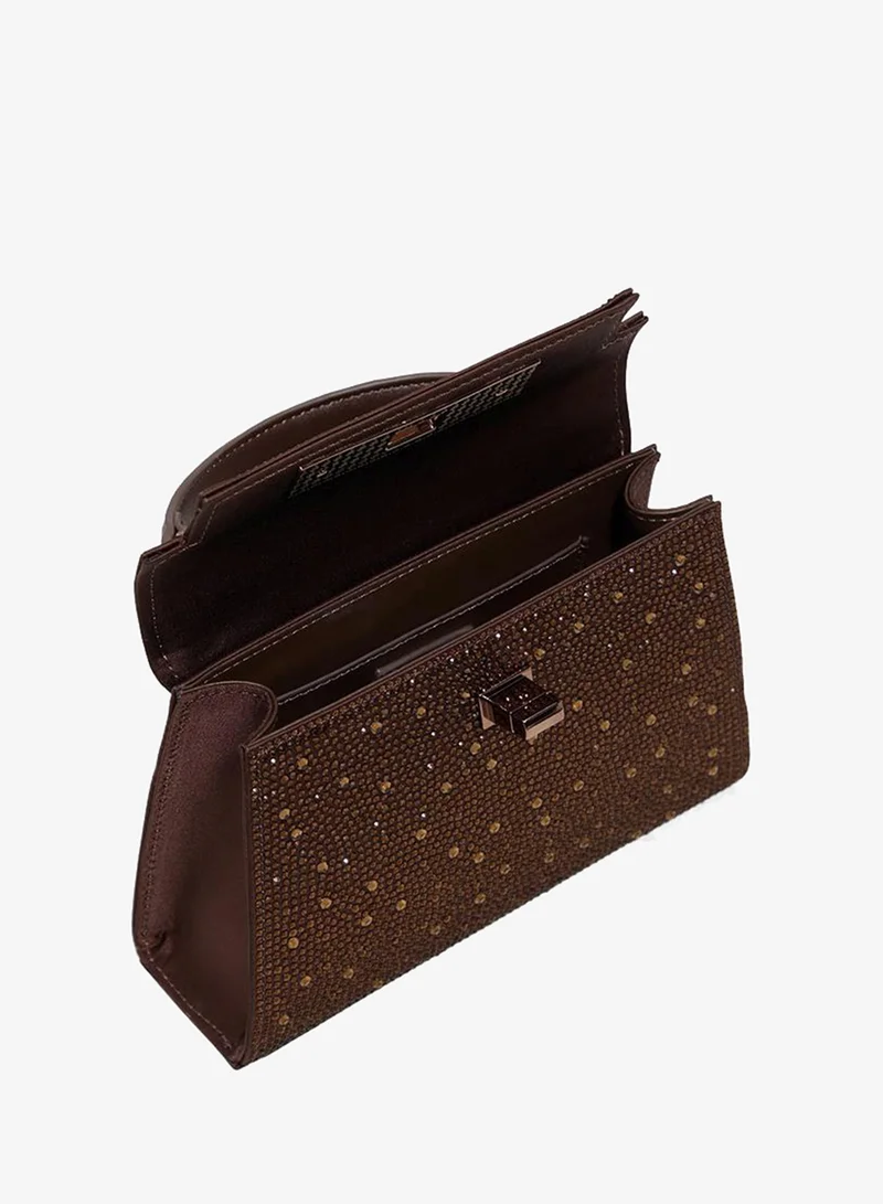 Aldo  Nikieta Ladies Brown Top Handle Bag for Women | Best Price UAE