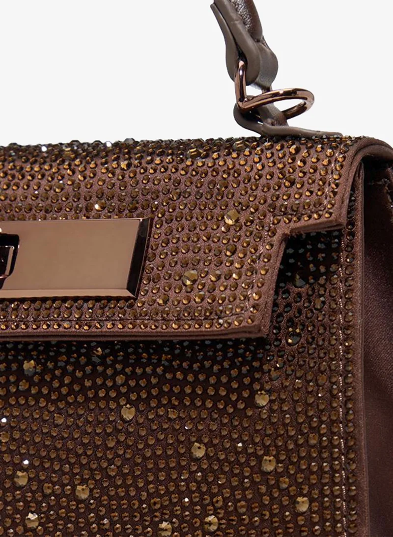 Aldo  Nikieta Ladies Brown Top Handle Bag for Women | Best Price UAE
