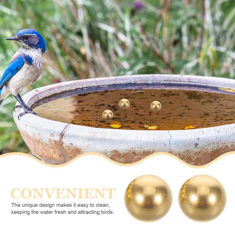 3PCS Brass Bird Bath - Outdoor Fountain Maintenance Universal Feature for Birdbath Outdoor Bowl - Image 5