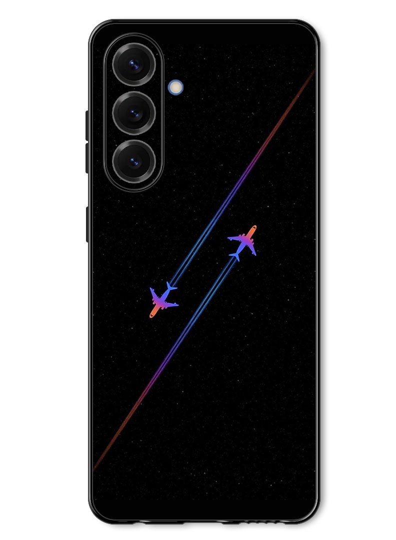 Theodor Case Compatible with Samsung Galaxy A57 Protection Shockproof Bumper Cover Airplanes - Image 1