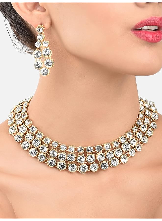 erorex Jewelery Set For Women Golden Zpfk8808 - Image 2