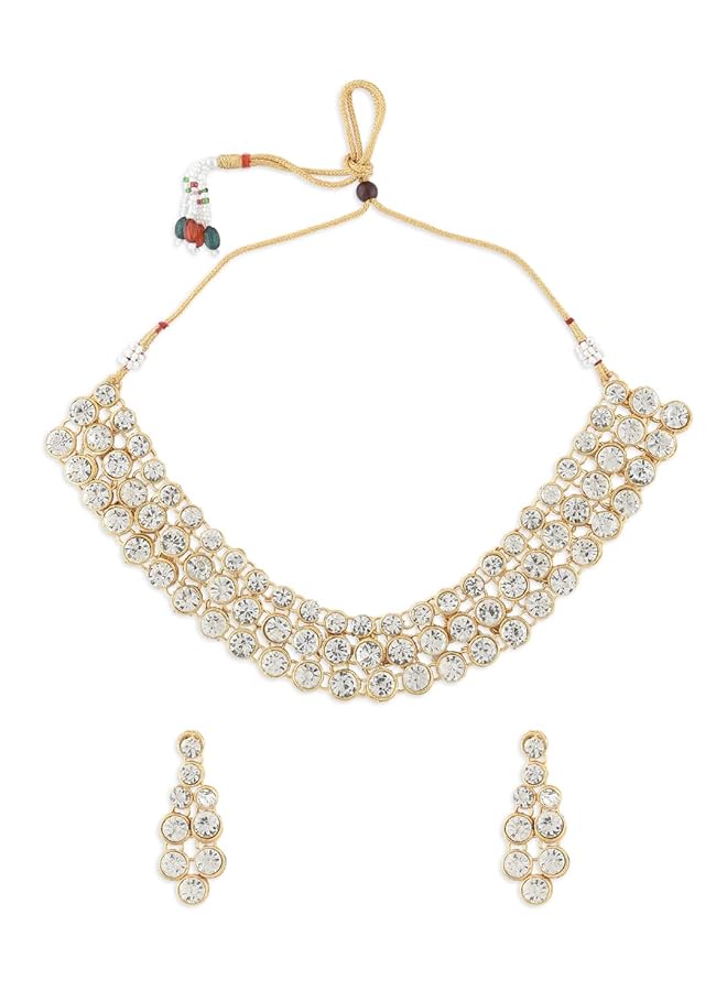 erorex Jewelery Set For Women Golden Zpfk8808 - Image 1