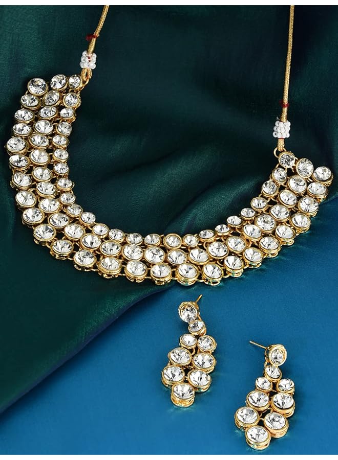 erorex Jewelery Set For Women Golden Zpfk8808 - Image 3
