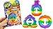 JARU Snapper Fidget Toy 3 Fidget Toys Hand Grip Fun Popper Snap It Squeeze Grab Stress Relief Toy Party Pop Snaps Noise Maker Click Finger Sensory Toys for Kids 47913s - Image 3